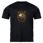 Camiseta Masculina Preta War Treta Rockwear