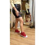 Bota Feminina Couro Legítimo New York - Vermelho