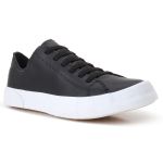 Tênis Feminino em Couro Legítimo Tóquio - Preto