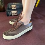 Tênis Feminino em Couro Legítimo Vivienne - Marrom/Onça