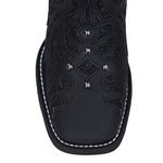 Bota Texana Feminina Vimar Boots 13089 Fóssil Preto Glitter Preto