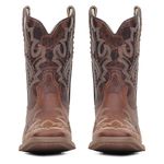 Bota Western Feminina Vimar Boots 13157 Fossil Castanho