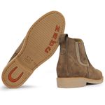 Botina Gel Zebu Original 96010 Couro Virado Areia | Store Country