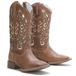 Bota Texana Feminina High Country 1778 Crazy Horse Castanho