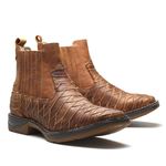 Workboot Escama Artesanal High Country 1708 Crazy Horse Castanho