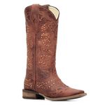 Bota Western Feminina Vimar Boots 13024 Fossil Castanho