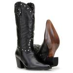 Bota Country Feminina Capelli Boots Napa Gucci Preto