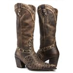 Bota Country Feminina Capelli Boots Fóssil Café