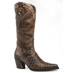 Bota Country Feminina Capelli Boots Fóssil Café