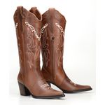 Bota Country Feminina Capelli Boots Mustang Pinhão