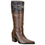 Bota Country Feminina Capelli Boots Fóssil Pinhão