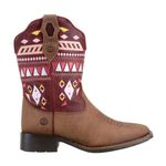 Bota Texana Feminina Capelli Boots Crazy Horse Amêndoa