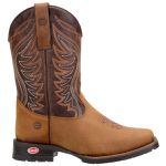 Bota Texana Masculina Capelli Boots Crazy Tabacco