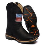 Workboot Black Steel High Country 1466 Crazy Horse Ônix