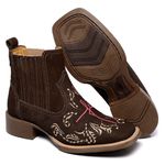 Botina Feminina High Country 4587 Nobuck Café