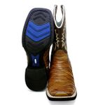 Bota Texana Masculina Marconi 7704 Escamada Conhaque 