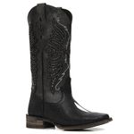 Bota Western Feminina Vimar Boots 13236 Arraia Internacional Preto
