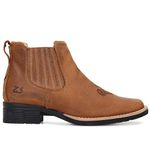 Botina Texana Feminina Zebu Original 71116 Rustic Castor