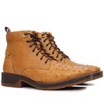 Coturno Strong Shock Vimar Boots 85012 Avestruz Original Conhaque