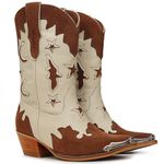 Bota Country Feminina Vimar Boots 11259 Napa Comfort Marfim