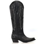 Bota Country Feminina Vimar Boots 10243 Fóssil Preto