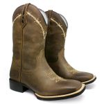 Bota Texana Masculina Marconi 7609 Crazy Horse Havana 