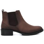 Botina Feminina Sollu Comfort 80001 Mustang Brown
