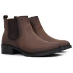 Botina Feminina Sollu Comfort 80001 Mustang Brown