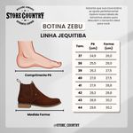 Botina Vira Francesa Zebu Original 64010 Nobuck Castor
