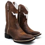 Bota Texana Masculina Marconi 7600 Mad-Dog Café 