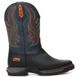 Bota Texana Masculina Country Vimar Boots Tribal Couro Preta