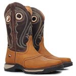 Bota Texana Masculina Vimar Boots Tribal Couro Dallas Bambu