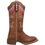 Bota Texana Feminina 1477 Crazy Horse Castanho