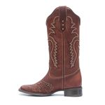 Bota Texana Feminina Vimar Boots 13131 Fóssil Sella