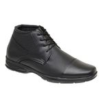 Bota Social Casual Masculino Em Couro Premium 5061 Preto