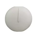 Vaso Estilzado De Cerâmica Branco - Grande