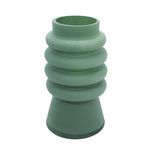 Vaso em Vidro Verde Fosco 