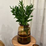 Vaso em Vidro Grande Âmbar Áureo