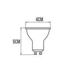 Lâmpada Dicróica MR11 LED 3W 2700K - Delis DS9302
