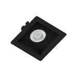 Spot Embutido Recuado MR16 Quadrado Preto GU10 - Save Energy SE-330.1036
