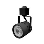Spot de Trilho Fenda Redondo Dicroica Ferro Preto - PIX Iluminação 36506040