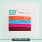 KIT Cordão Camurça - 3 mm