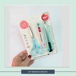 Kit Tesoura e Estilete