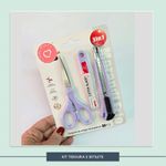 Kit Tesoura e Estilete