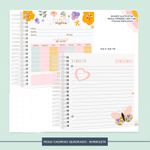 Miolo para Caderno Quadrado - Borboleta