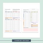 Planner 2025 - BOX Color