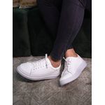 Tênis Guitte Casual All White Couro Legítimo