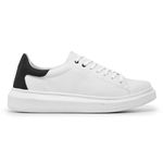 Tenis Style Idealle Branco Couro