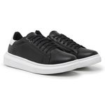 Tenis Style Idealle Preto Couro