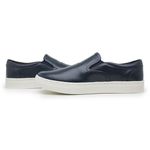 Sapato Loafer Guitte Iate Azul Marinho Couro Legítimo